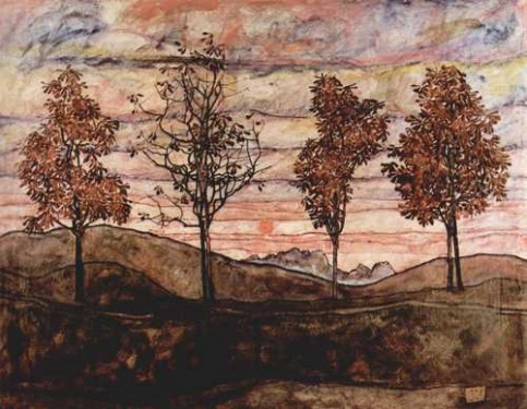 schiele-vier-baume
