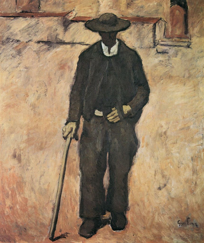 albin egger lienz der blinde