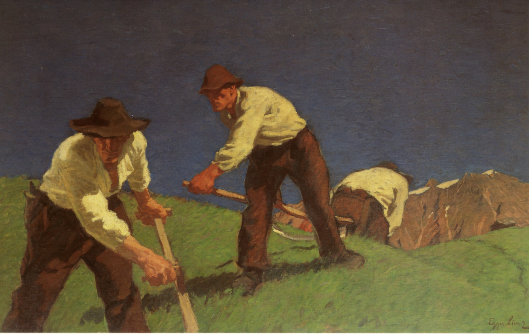 rural Albin_Egger-Lienz_Bergmäher