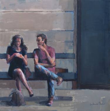 vd le banc de montmartre caroline de piedoue