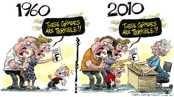 teaching now and then