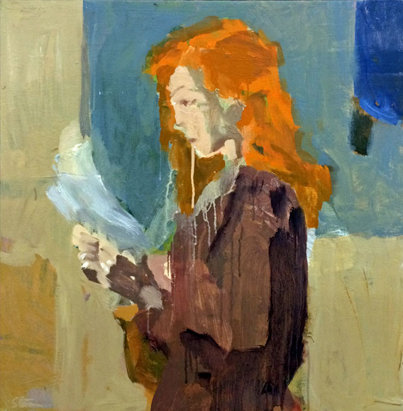 girl with orange hair