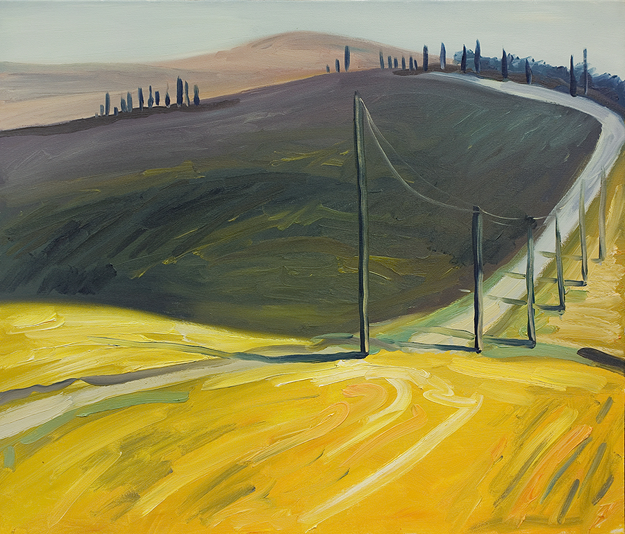the road, Tuscany, Jacek Malinowski
