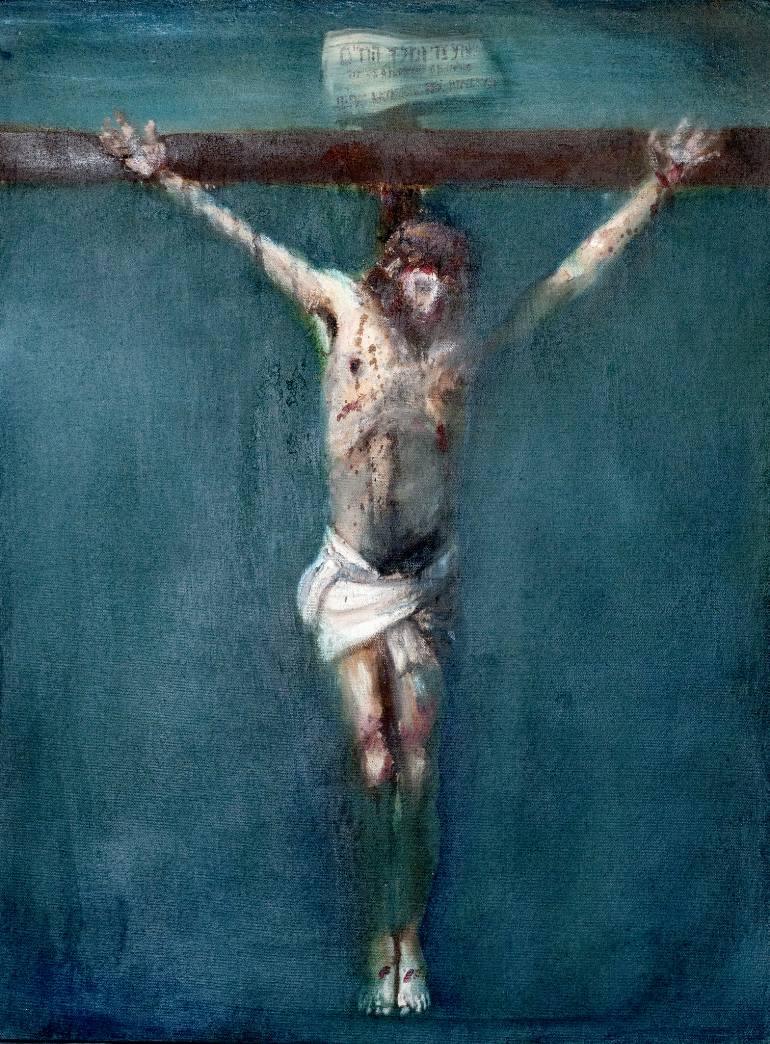 Crucifixion in Blue Paul Clark