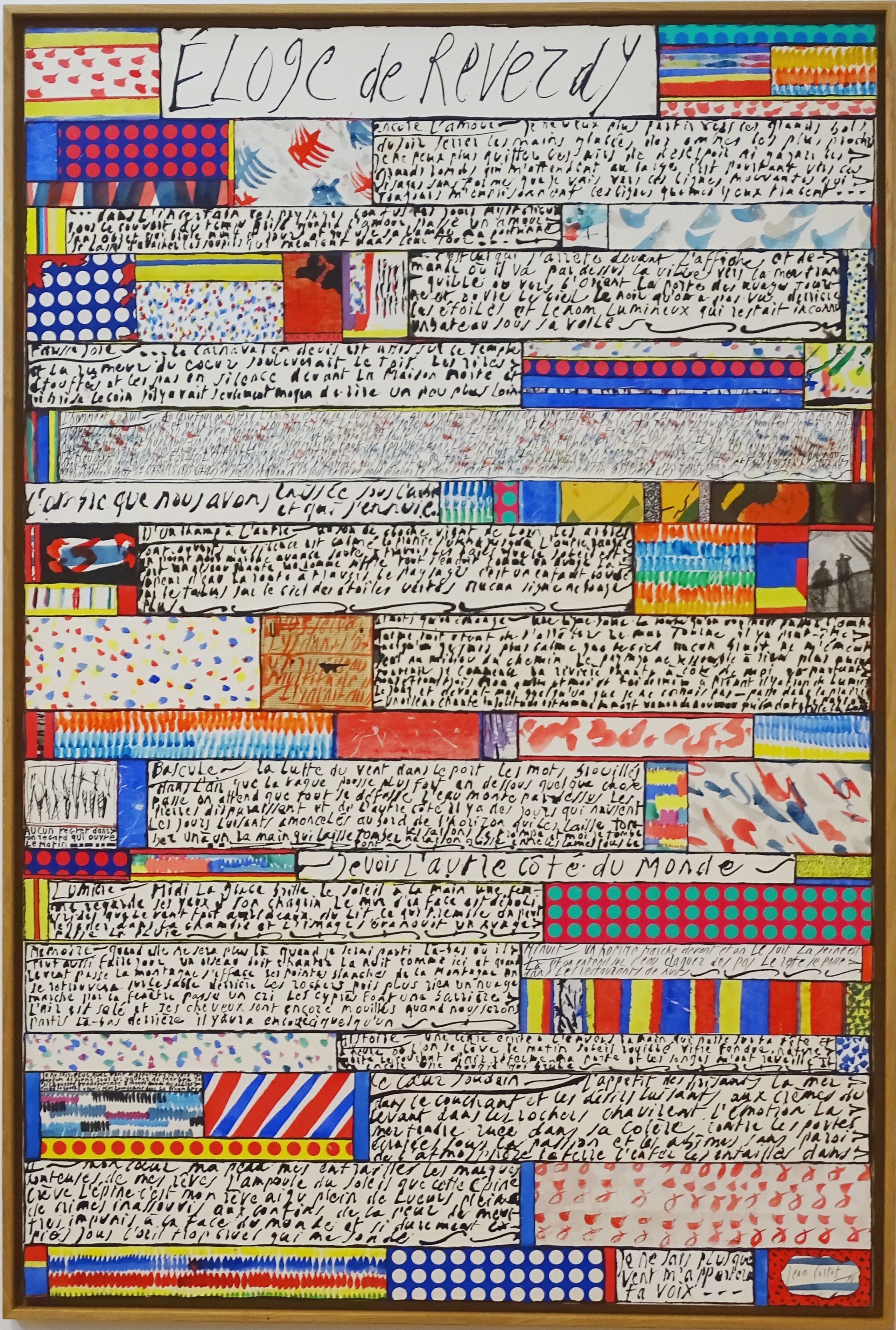 Eloge de Reverdy Jean Cortot 1991